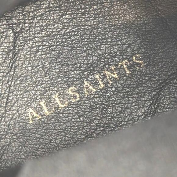 Allsaints Harlee Pull On Chelsea Boots Round Toe Women's Black Size US9.5 EU39.5 - Picture 12 of 13